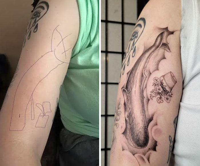 67 Tattoo Designs That Turned Out Way Better Than What Was Asked For