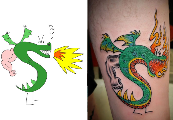 67 Tattoo Designs That Turned Out Way Better Than What Was Asked For