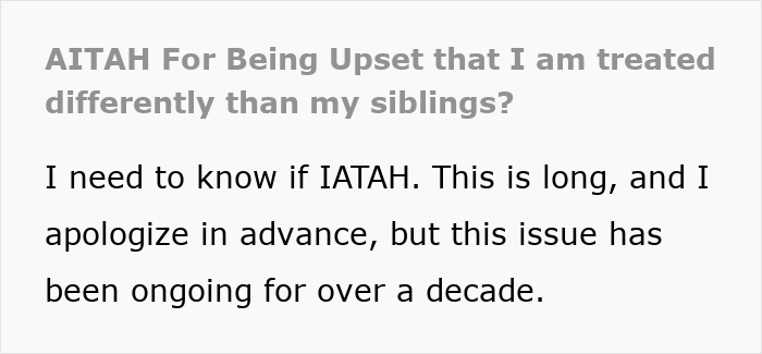 Woman Realizes She&rsquo;s The Only Sibling Skipped For B-Day Traditions, Family Calls Her Dramatic