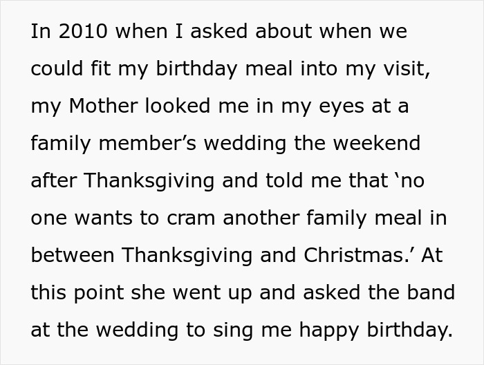 Woman Realizes She&rsquo;s The Only Sibling Skipped For B-Day Traditions, Family Calls Her Dramatic