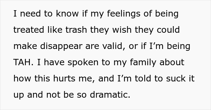 Woman Realizes She&rsquo;s The Only Sibling Skipped For B-Day Traditions, Family Calls Her Dramatic