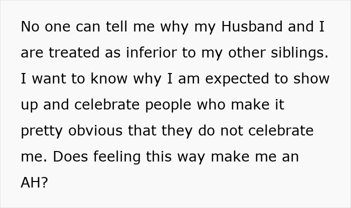 Woman Realizes She&rsquo;s The Only Sibling Skipped For B-Day Traditions, Family Calls Her Dramatic