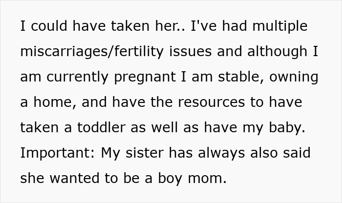 “She Wanted To Be A Boy Mom”: Lady Loses It As Sis Gives Up Daughter For Adoption After Having Son