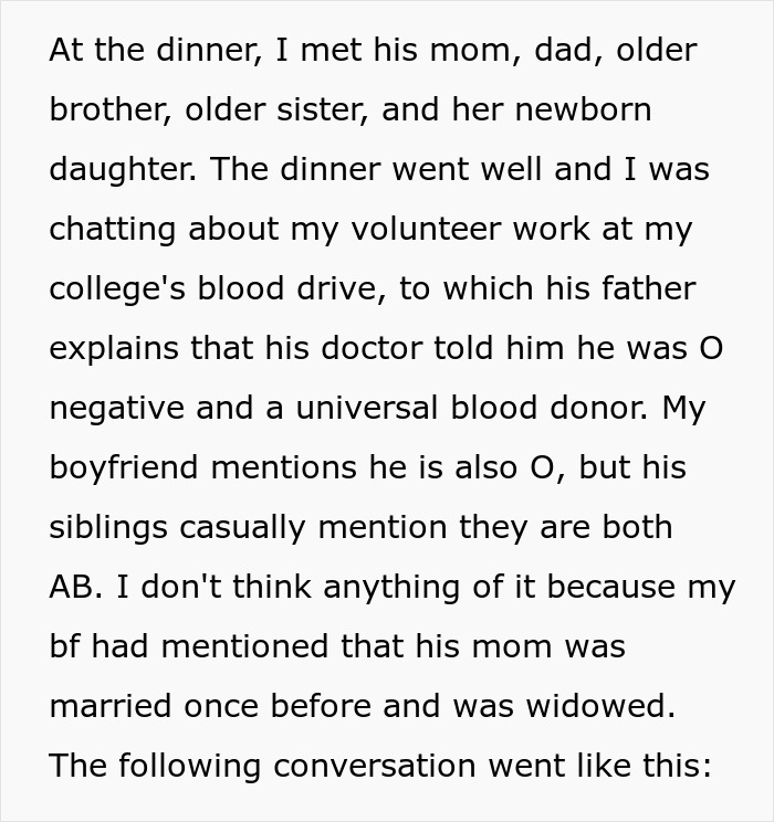 Teen Accidentally Reveals Boyfriend&rsquo;s Mom&rsquo;s Infidelity During Dinner: “I Notice His Mom Get Really Pale”