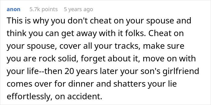 Teen Accidentally Reveals Boyfriend&rsquo;s Mom&rsquo;s Infidelity During Dinner: “I Notice His Mom Get Really Pale”