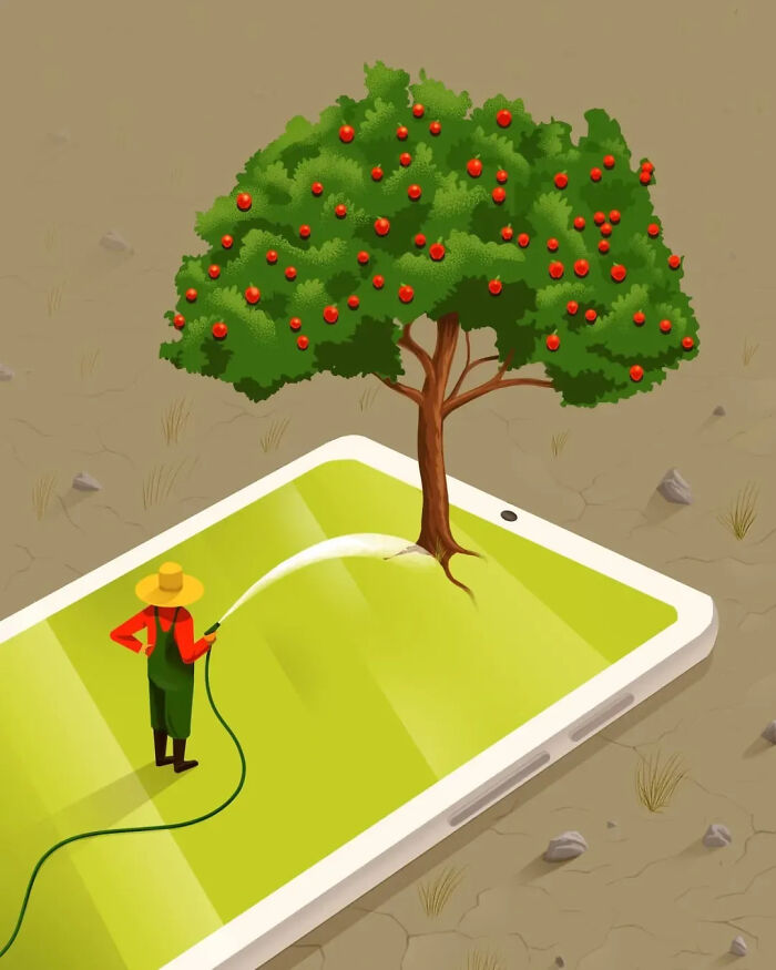 Artist Creates Thought-Provoking Illustrations On Modern Realities (66 New Pics)