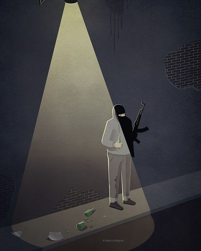 Artist Creates Thought-Provoking Illustrations On Modern Realities (66 New Pics)