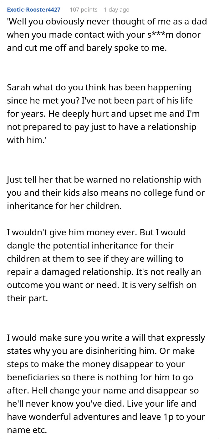 Man Loses Wife And His Adoptive Son Cuts Him Off, Only To Come Back Begging For Money