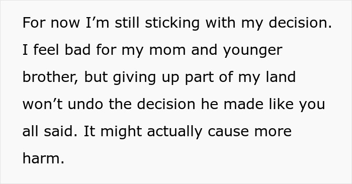 Cunning Guy Tries To Manipulate Sis Into Giving Half Her Land To Him, “Forgets” He Sold His Already