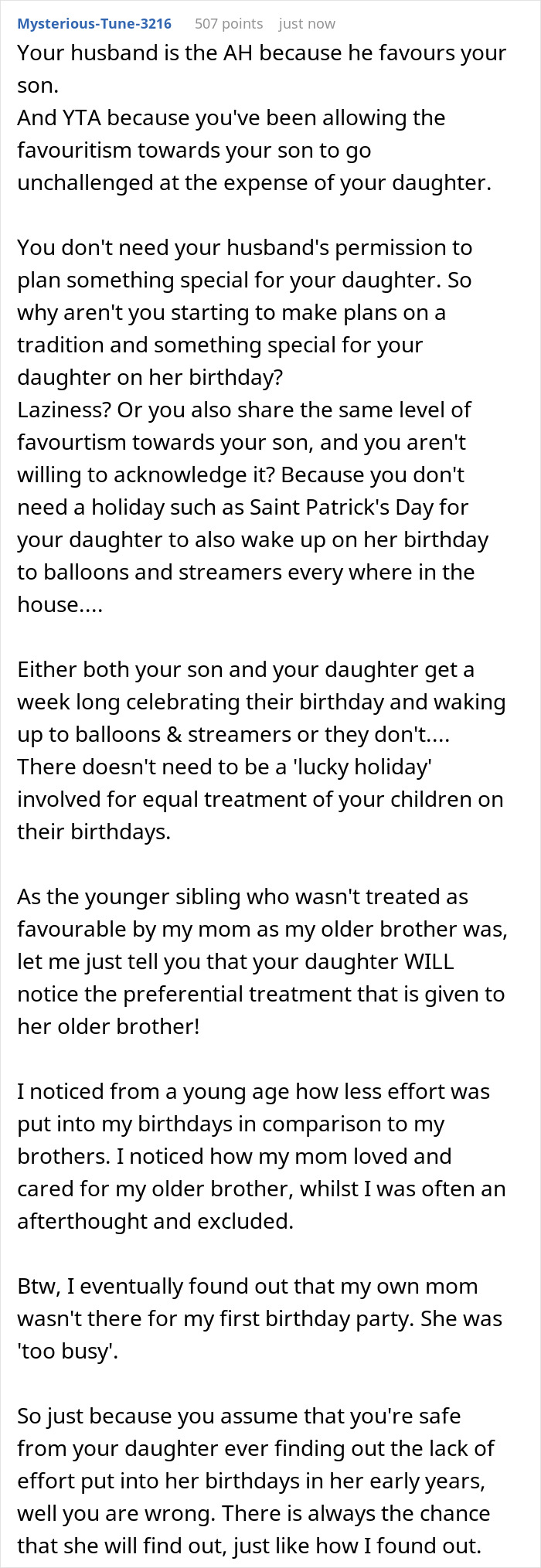 Cruel Dad Says Kids Won’t Remember Their B-Days Later, Daughter’s Small Party Still Nags Mom