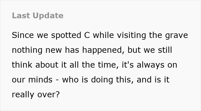 Man Is Losing His Mind As A Secret Enemy Vandalizes His Daughter’s Grave And Leaves Vile Letters