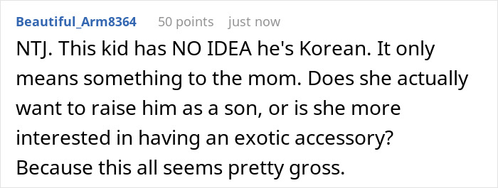 Lady Adopts Korean Baby And Goes Overboard With Culture, She Explodes As Friend Calls Her Out