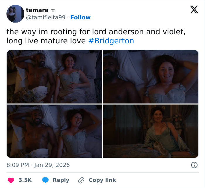 Bridgerton&rsquo;s Ruth Gemmell Explains Why She Went Home In Tears After Filming Intimate Sequence