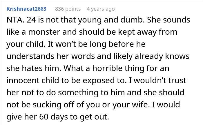 Guy Sick Of SIL Shoving Her Baby-Hating Propaganda Down His Throat, Threatens To Kick Her Out