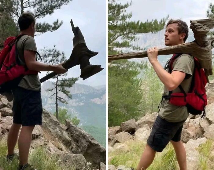 57 Cool Sticks People Found In The Wild That Could Even Serve As Blades, Staffs, And Swords