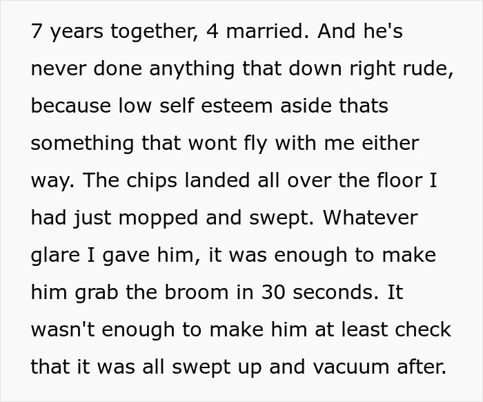 Man Throwing A Bag Of Chips At Wife Is Her Last Straw, She Leaves Him For The 4th And Last Time