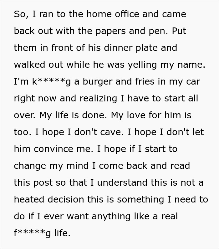 Man Throwing A Bag Of Chips At Wife Is Her Last Straw, She Leaves Him For The 4th And Last Time