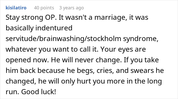 Man Throwing A Bag Of Chips At Wife Is Her Last Straw, She Leaves Him For The 4th And Last Time