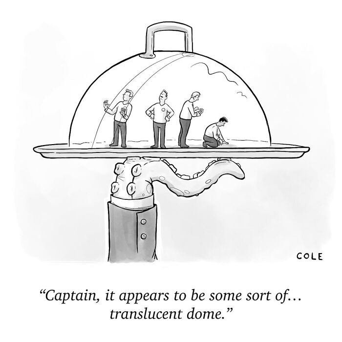 43 Hilarious Cartoons By Tyson Cole That Convey The Message With Little To No Words (New Pics)