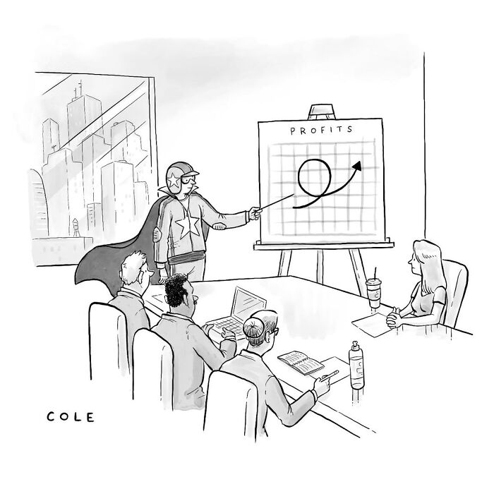 43 Hilarious Cartoons By Tyson Cole That Convey The Message With Little To No Words (New Pics)