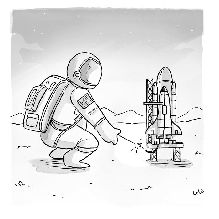 43 Hilarious Cartoons By Tyson Cole That Convey The Message With Little To No Words (New Pics)