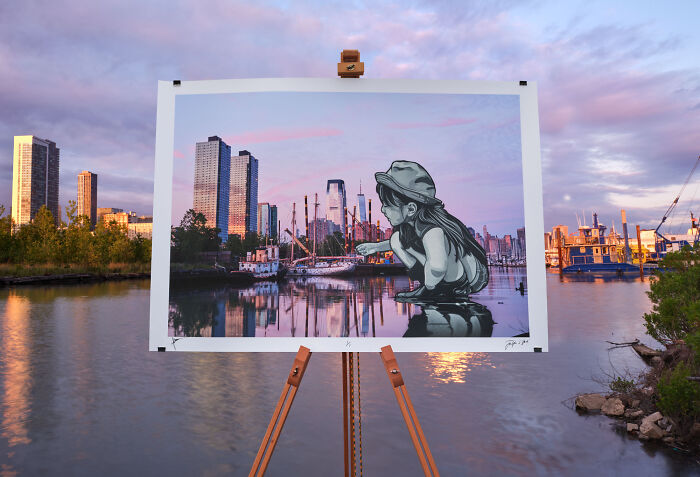 This Photographer Worked With Street Artists To Create Graffiti In Places Where It Can’t Be Painted (17 Pics)