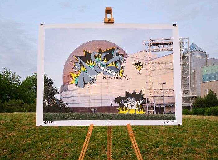 This Photographer Worked With Street Artists To Create Graffiti In Places Where It Can’t Be Painted (17 Pics)