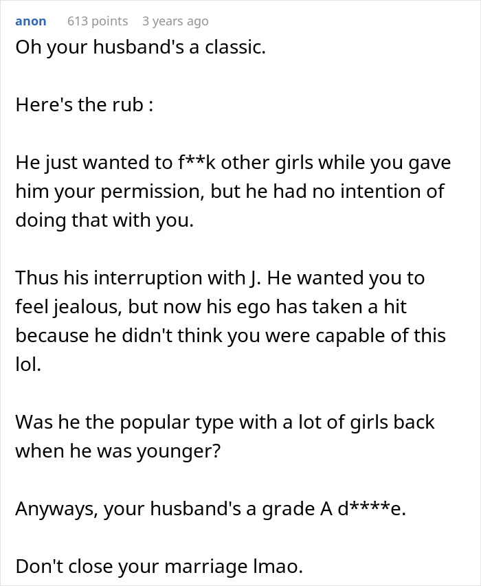 Husband Demands Open Marriage &ldquo;Or He Would Go Crazy&rdquo;, Regrets It The Moment His Wife Starts Enjoying It