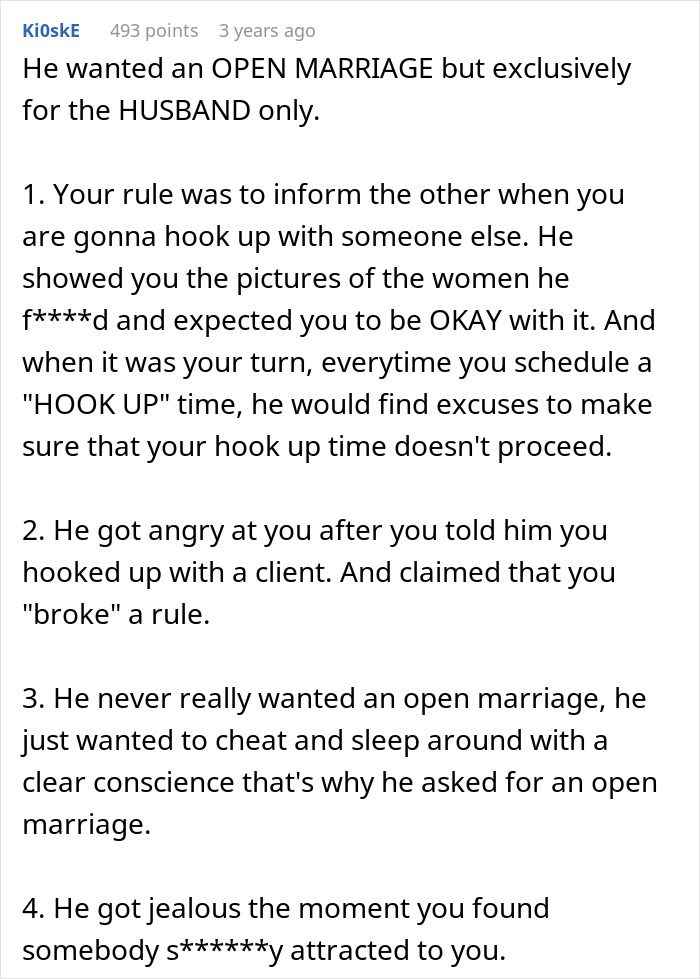 Husband Demands Open Marriage &ldquo;Or He Would Go Crazy&rdquo;, Regrets It The Moment His Wife Starts Enjoying It