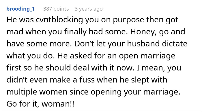 Husband Demands Open Marriage &ldquo;Or He Would Go Crazy&rdquo;, Regrets It The Moment His Wife Starts Enjoying It