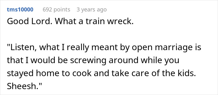 Husband Demands Open Marriage &ldquo;Or He Would Go Crazy&rdquo;, Regrets It The Moment His Wife Starts Enjoying It