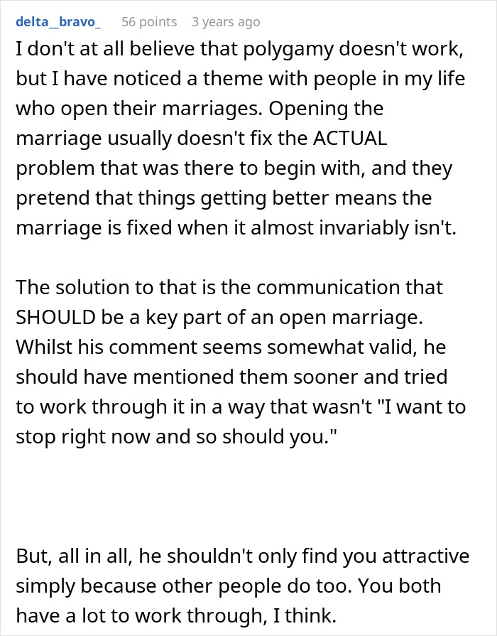 Husband Demands Open Marriage &ldquo;Or He Would Go Crazy&rdquo;, Regrets It The Moment His Wife Starts Enjoying It