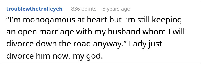 Husband Demands Open Marriage &ldquo;Or He Would Go Crazy&rdquo;, Regrets It The Moment His Wife Starts Enjoying It