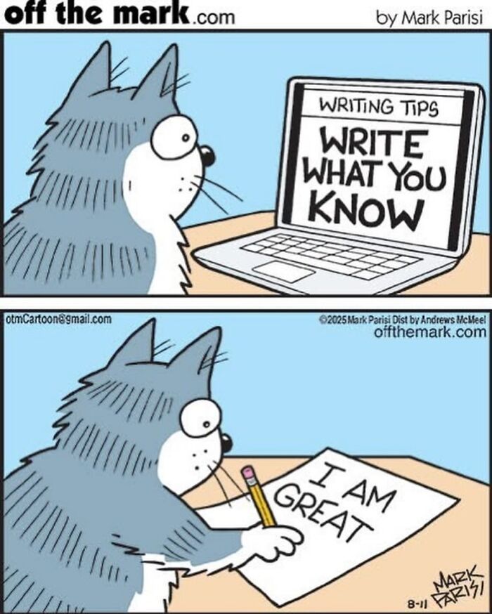 This Artist Sums Up Life With A Cat In His 37 New Funny Cartoons