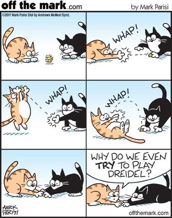 This Artist Sums Up Life With A Cat In His 37 New Funny Cartoons