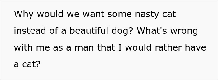 Guy Breaks Wife’s Family Tradition Of Adopting Dogs, Nearly Gets Called A Weirdo For Getting A Cat