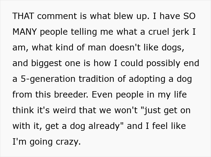 Guy Breaks Wife’s Family Tradition Of Adopting Dogs, Nearly Gets Called A Weirdo For Getting A Cat