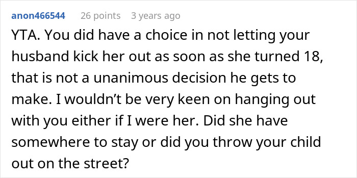 Dad Kicks Daughter Out After She Turns 18, Mom Sheds Crocodile Tears When She Refuses To Mend Fences