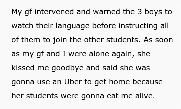“Welcome To My World”: Guy Drops GF Off At Work, Regrets It As He’s Accosted By Her “Curious” Students