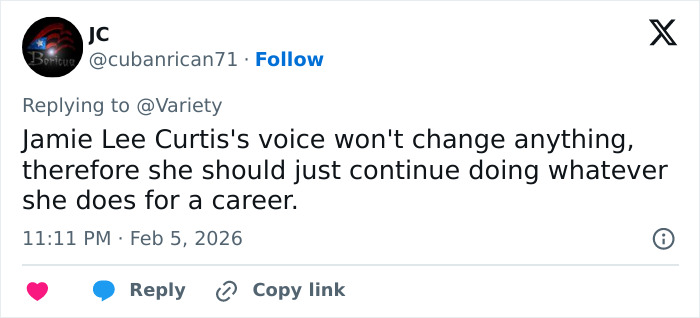 White House Ruthlessly Hits Back At Jamie Lee Curtis After Her Blunt Diversity Statement