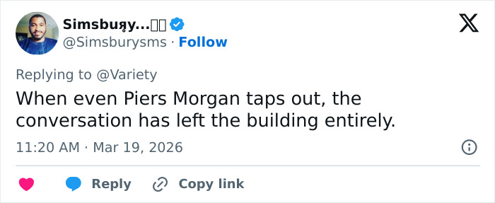 Piers Morgan Walks Out Of His Own Show After Crude Epstein Remark From &lsquo;Manosphere&rsquo; Influencer