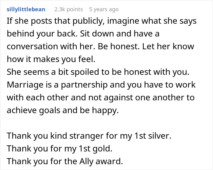 Guy Complains About His Wife, People Online Are More Worried About Their Kid