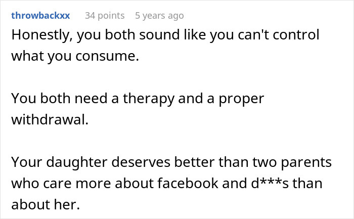 Guy Complains About His Wife, People Online Are More Worried About Their Kid