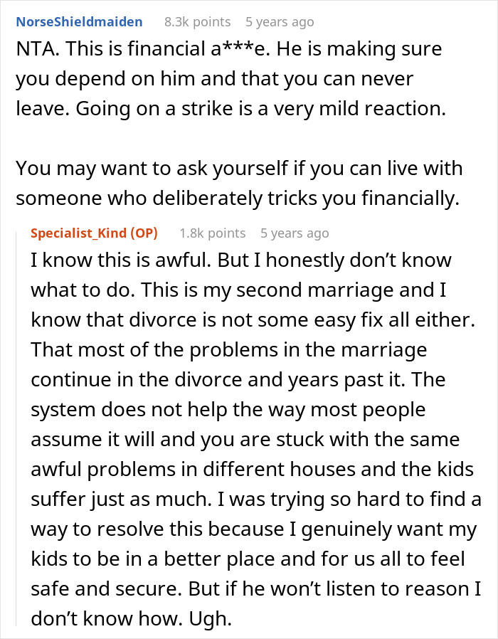 &ldquo;I Am Beyond Devastated&rdquo;: SAHM Finds Out Husband Is Keeping Money From Her, Then Gets Asked For Divorce