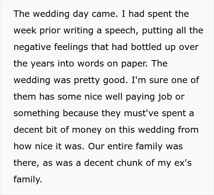 Guy Ruins Cousin&rsquo;s And His Ex’s Wedding By Giving The Most Savage Speech Ever: “You Ruined My Life”