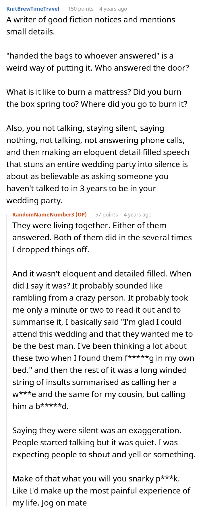 Guy Ruins Cousin&rsquo;s And His Ex’s Wedding By Giving The Most Savage Speech Ever: “You Ruined My Life”