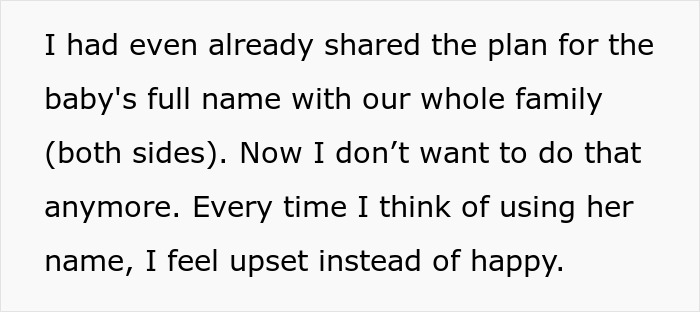 Mom Breaks Promise About Miracle Pregnancy, Hurt Daughter Decides To Scrap Her Honorary Baby Name Mom Breaks Promise About Miracle Pregnancy, Hurt Daughter Decides To Scrap Her Honorary Baby Name