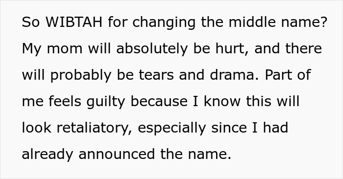 Mom Breaks Promise About Miracle Pregnancy, Hurt Daughter Decides To Scrap Her Honorary Baby Name Mom Breaks Promise About Miracle Pregnancy, Hurt Daughter Decides To Scrap Her Honorary Baby Name