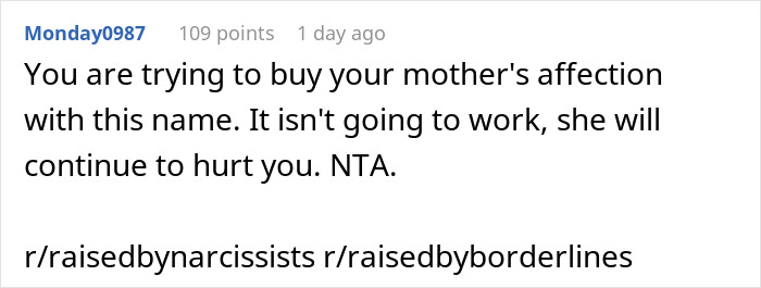 Mom Breaks Promise About Miracle Pregnancy, Hurt Daughter Decides To Scrap Her Honorary Baby Name Mom Breaks Promise About Miracle Pregnancy, Hurt Daughter Decides To Scrap Her Honorary Baby Name