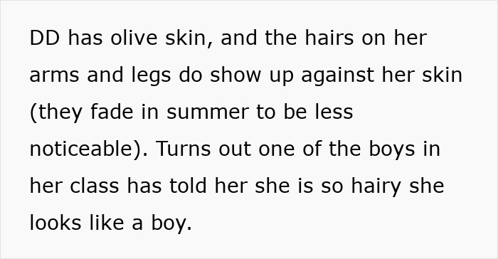 Bullied 7YO Comes Home Upset, Mom Considers Shaving Her After Classmates Mock Her For Being Hairy Bullied 7YO Comes Home Upset, Mom Considers Shaving Her After Classmates Mock Her For Being Hairy